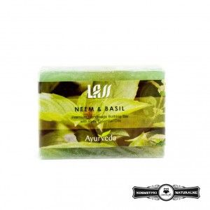 Mydełko tonizujące z neem i bazylią - Lass Naturals