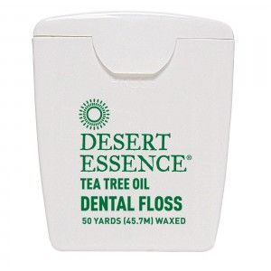 Nić dentystyczna z olejkiem z liści drzewa herbacianego Tea Tree Dental Floss - Desert Essence
