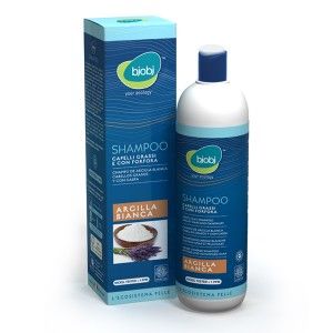Przeciwłupieżowy szampon do włosów przetłuszczających się z białą glinką - Bjobj