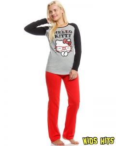Damska piżama Hello Kitty "Nerd" M