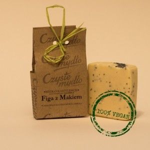 Mydło kastylijskie figa z makiem - Czyste Mydło