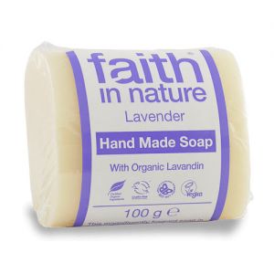 Organiczne mydło z wyciągiem z lawendy 100g - Faith In Nature