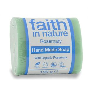 Organiczne mydło z wyciągiem z rozmarynu 100g - Faith In Nature