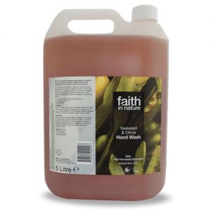 Organiczny płyn do mycia rąk z alg morskich, 5 litrów - Faith In Nature