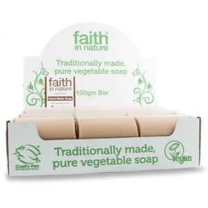 Organiczne mydła z mleczkiem kokosowym 18sztuk x 100g - Faith In Nature