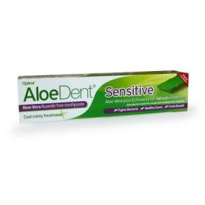 Naturalna pasta do zębów bez fluoru Aloe Vera Sensitive 100ml- Aloedent