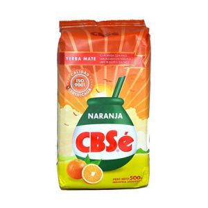 Yerba mate CBSe o smaku pomarańczowym 500g