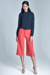 Spodnie culottes - koral - SD24