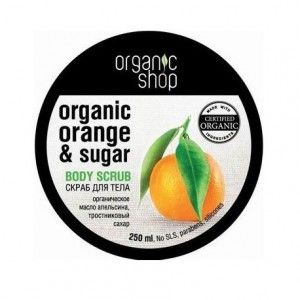 Scrub do ciała sycylijska pomarańcza - Organic Shop