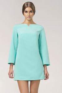 Celadon High Fashion Mini Shift Dress