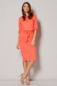 Colorful Urban Style Monk Hip Dress