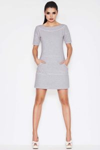 Grey Visionary Chic Sporty Casual Dress