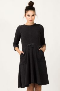 Dark Grey Humming Monk Spring Dress