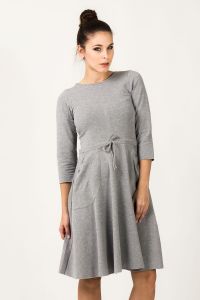 Light Grey Refreshing Humming Monk Spring Dress