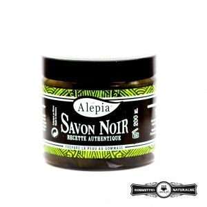 Alepia - czarne mydło peelingujące Savon noir