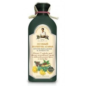 Specjalny szampon ziołowy przeciw wypadaniu włosów - Receptury Babuszki Agafii