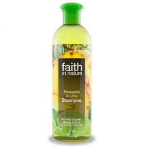 Organiczny szampon do włosów z ananasem i limonką 400ml Faith In Nature