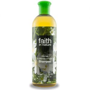 Organiczny szampon do włosów z konopi oraz perły prerii 400ml Faith In Nature