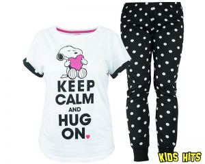 Damska piżama Snoopy Keep Calm XL