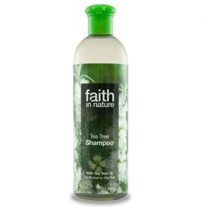 Organiczny szampon do włosów z dodatkiem olejku z drzewa herbacianego 400ml Faith In Nature