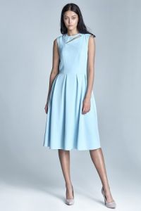 Sukienka midi Ann - błękit - S73