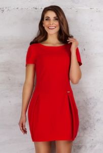 Sukienka M059 Czerwony